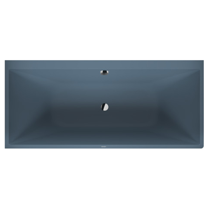 Duravit Vitrium Ванна встраиваемая 180x80см, Sx, с ножками, с2 наклонами для спины, прямоугольная, цвет: синий матовый