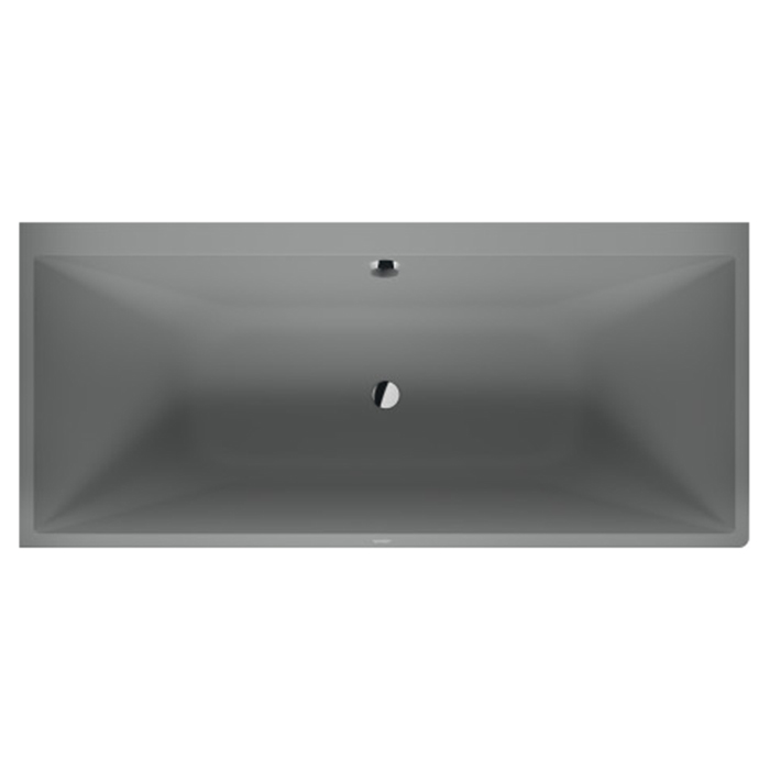 Duravit Vitrium Ванна встраиваемая 180x80см, Sx, с ножками, с2 наклонами для спины, прямоугольная, цвет: светло-серый матовый
