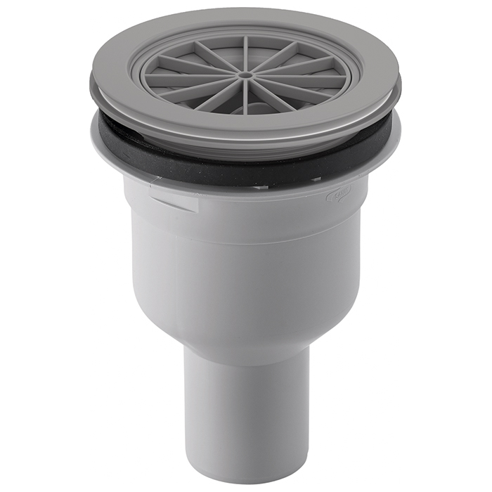 Duravit Выпуск для душевого поддона, сток вертикальный, цвет: белый