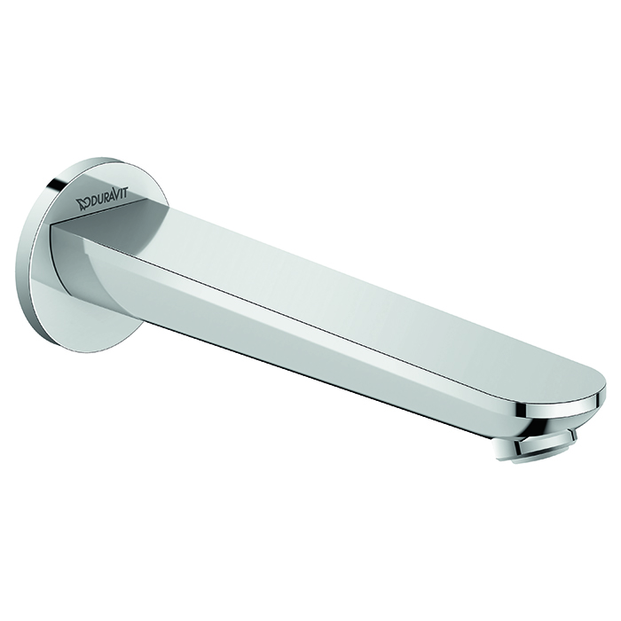 Duravit Wave Излив для ванны 202 мм, цвет: хром