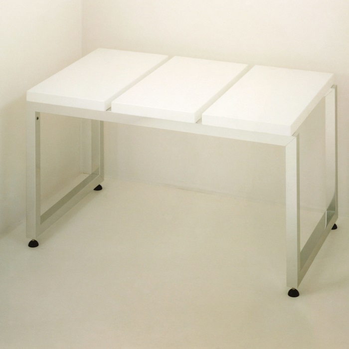 Eﬀegibi Linea Alu Скамейка 3 сегмент 81x48x45см, цвет: тик