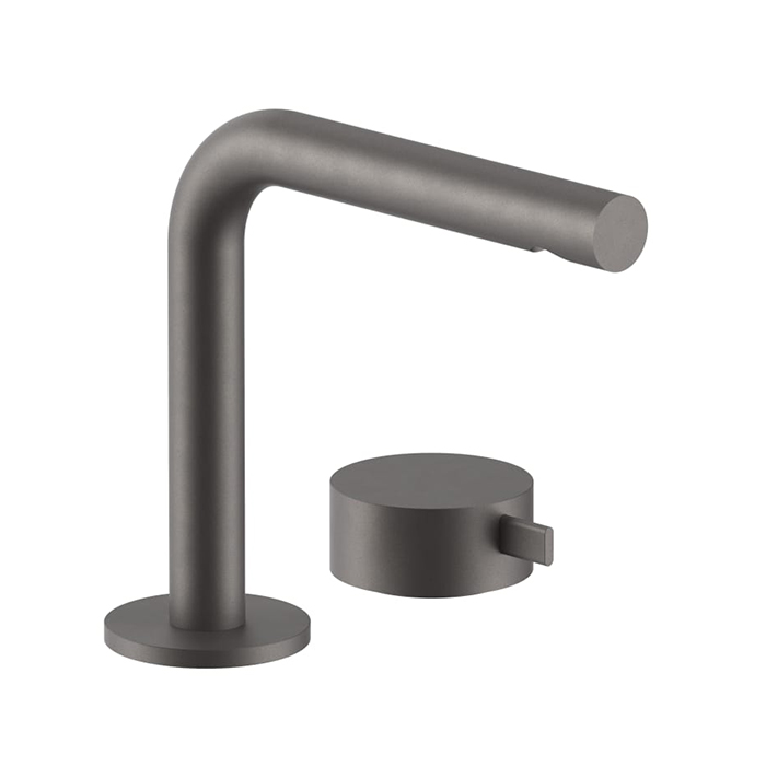 Fantini AF/21 Смеситель для раковины, 2 отв., излив: 155 мм, цвет: Matt Gun Metal PVD