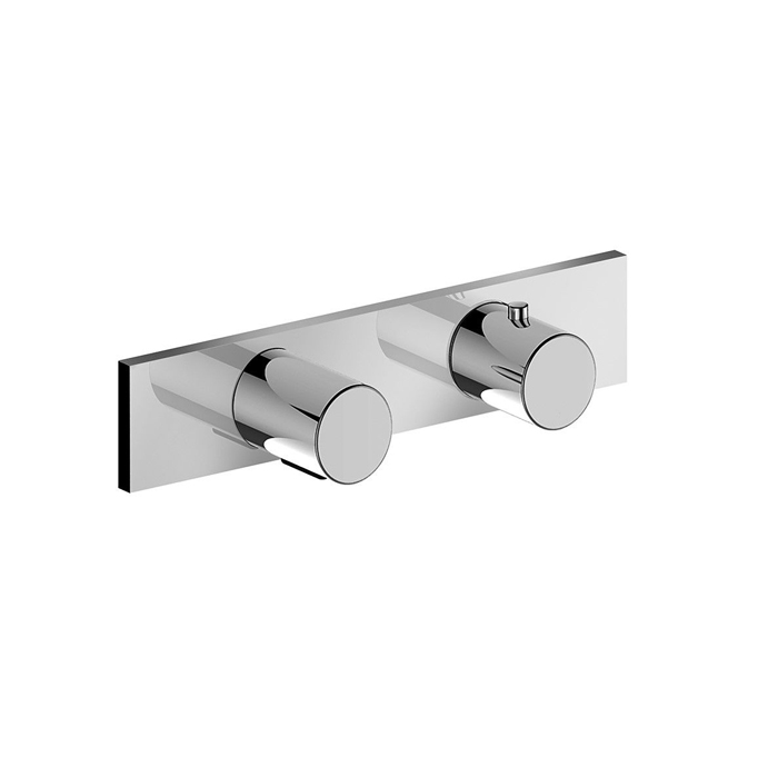 Fantini Milano Термостатический встраиваемый смеситель для душа, 3/4'' на 3 потока, цвет: хром