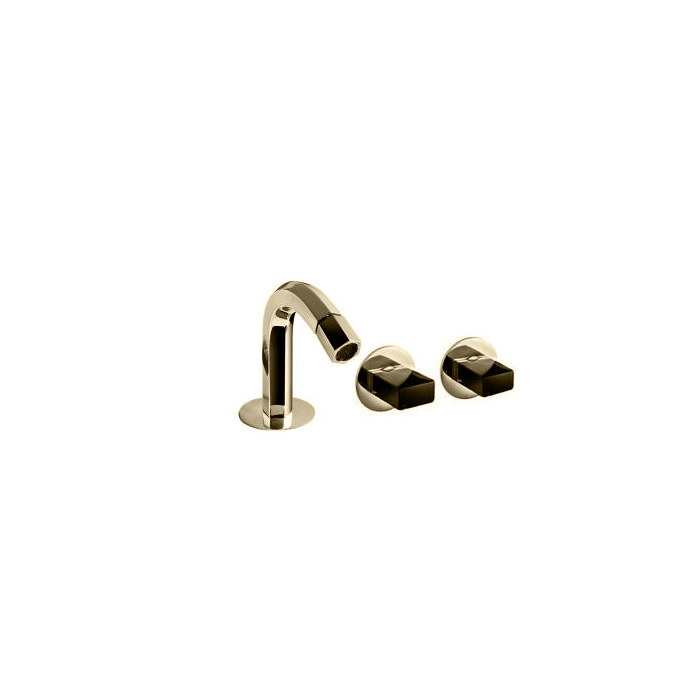 Fantini Venezia Смеситель для биде, 1 отв., излив: 120 мм, цвет: Matt British Gold PVD
