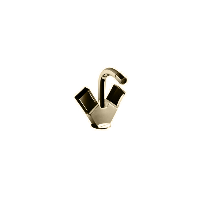 Fantini Venezia Смеситель для биде, 1 отв., излив: 120 мм, цвет: Matt British Gold PVD