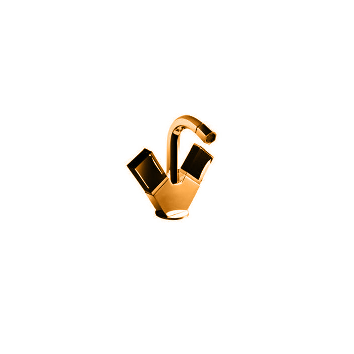 Fantini Venezia Смеситель для биде, 1 отв., излив: 120 мм, цвет: Matt Copper PVD