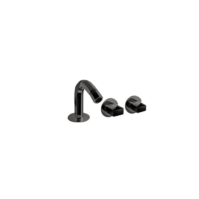 Fantini Venezia Смеситель для биде, 1 отв., излив: 120 мм, цвет: Matt Gun Metal PVD