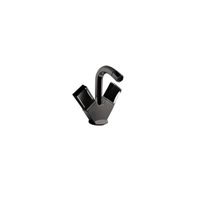 Fantini Venezia Смеситель для биде, 1 отв., излив: 120 мм, цвет: Matt Gun Metal PVD