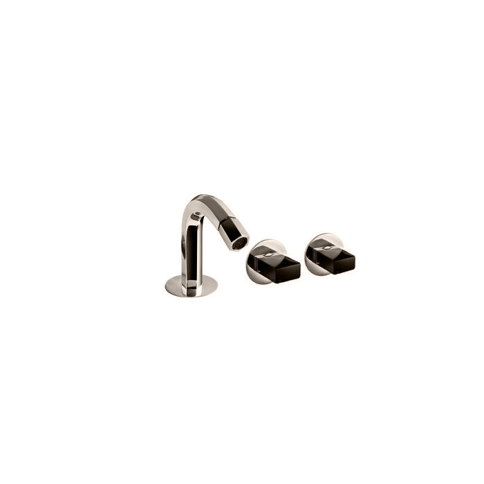 Fantini Venezia Смеситель для биде, 1 отв., излив: 120 мм, цвет: Nickel PVD