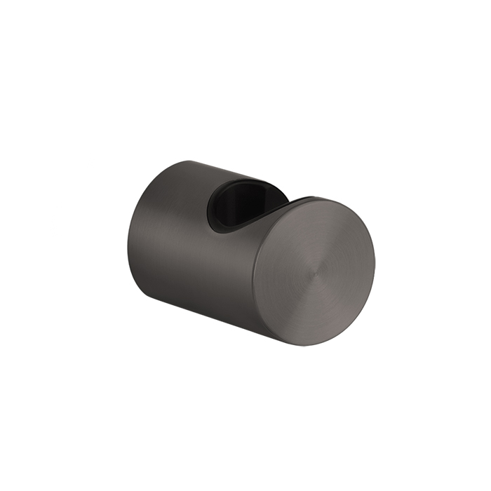 Gessi 316 Держатель неподвижный для душевой лейки, цвет: brushed black metal pvd