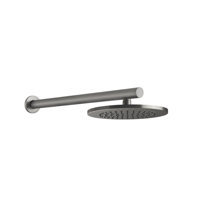 Gessi 316 Душевая головка шарнирная для настенного крепления на 1/2", Ø21.9см, цвет: Steel Brushed