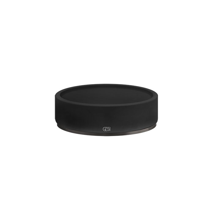 Gessi 316 Мыльница настольная, цвет: черный/brushed black metal pvd