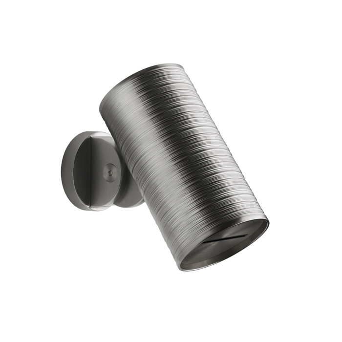 Gessi 316 Trame Верхний душ Ø7.9см., с настенным креплением, водопад, цвет: Steel Brushed
