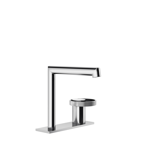 Gessi Anello Смеситель для раковины без донного клапана, с соединительными шлангами, цвет: хром