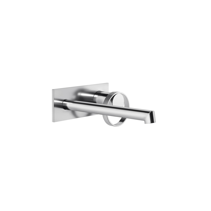 Gessi Anello Смеситель для раковины, встраиваемый с изливом 19.4-21.4см, (внешняя часть) цвет: Black Metal Brushed PVD