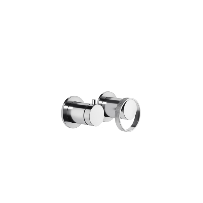 Gessi Anello Встраиваемый однорычажный смеситель на 2 выхода с перекл., внешняя часть, цвет: хром