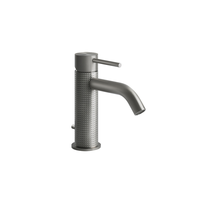 Gessi Cesello Смеситель однорычажный с донным клапаном, цвет: шлифованная сталь
