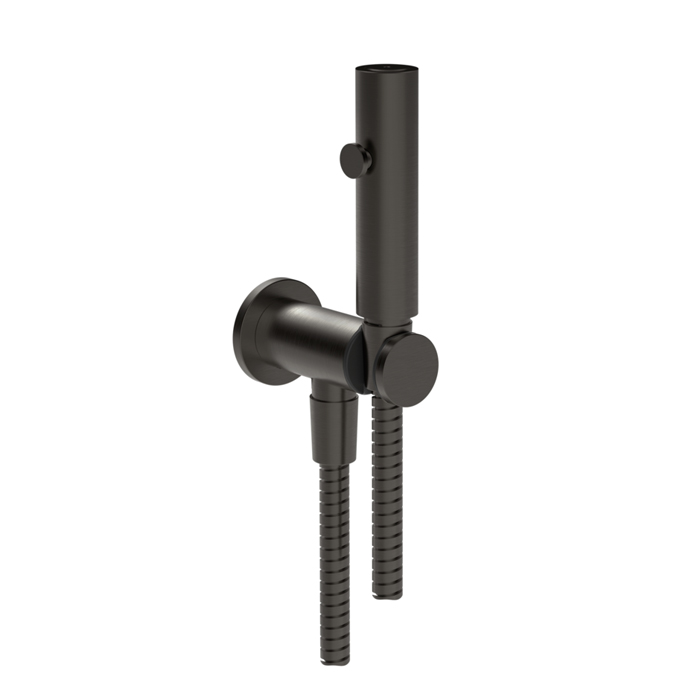 Gessi Ventaglio Комплект гигиенического душа, цвет: Black Metal Brushed PVD