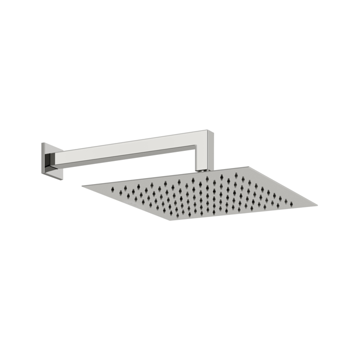 Gessi Emporio shower Верхний душ 30х30см., подвесной, поворотная, с защитой от известкового налёта, цвет: Mirror Steel