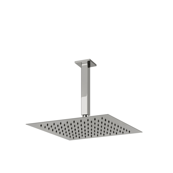 Gessi Emporio shower Верхний душ 30х30см., потолочный, шарнирная, с защитой от известкового налёта, цвет: Mirror Steel