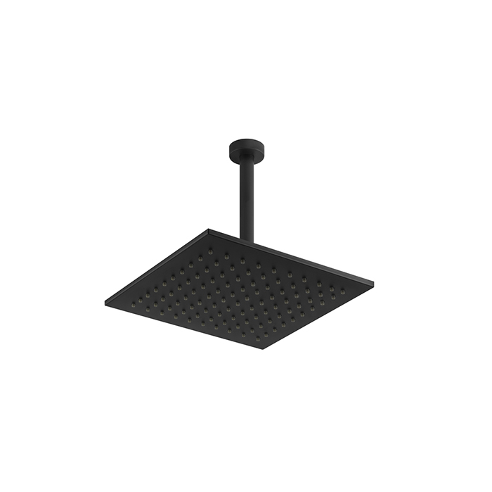 Gessi Emporio shower Верхний душ 30х30см., потолочный, поворотная с шарниром, с защитой от известкового налёта, цвет: Black XL