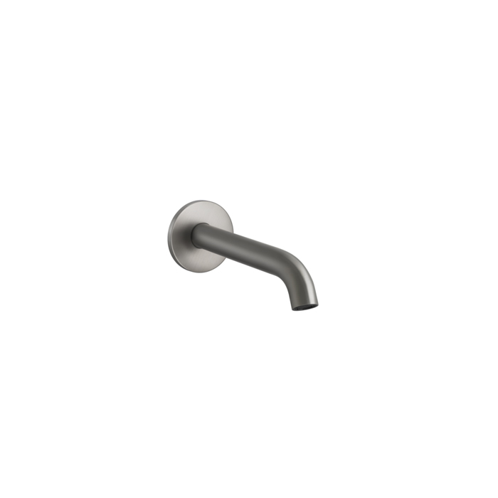 Gessi 316 Настенный излив на 1/2”, комбинируемый с удаленным управлением, цвет: шлифованная сталь
