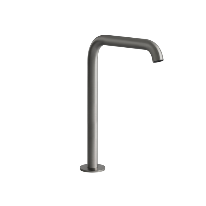 Gessi 316 Отдельно стоящий излив. Н: 230мм, цвет: шлифованная сталь