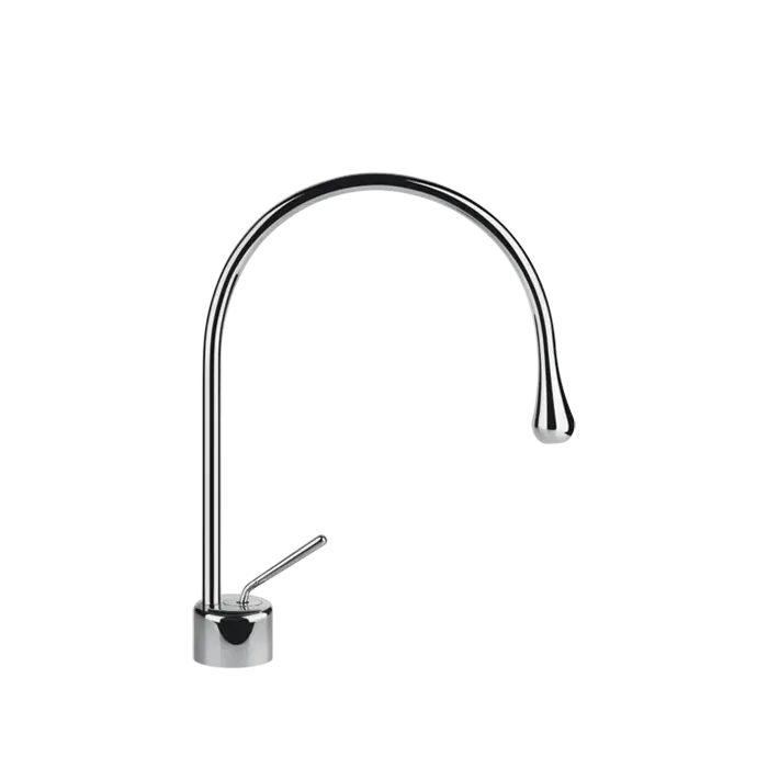 Gessi Goccia Смеситель для раковины на 1 отверстие, излив 244мм R=125, цвет: хром