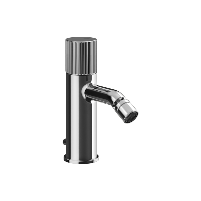 Gessi Habito Rigato Смеситель для биде на 1 отв., с донным клапаном, цвет: хром