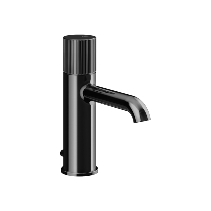 Gessi Habito Rigato Смеситель для раковины на 1 отв., с донным клапаном, цвет: Black Metal PVD