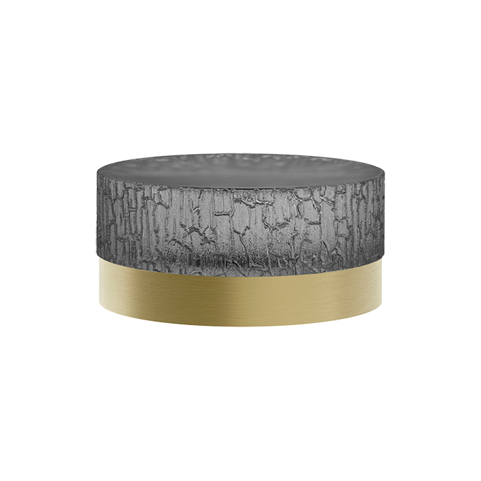 Gessi Incastri Мыльница настольная, цвет: Brass Brushed PVD/Light Smoke