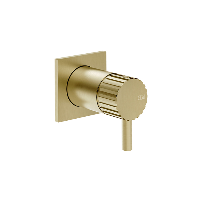 Gessi Incastri Смеситель для душа, настенный, цвет: Brass Brushed PVD