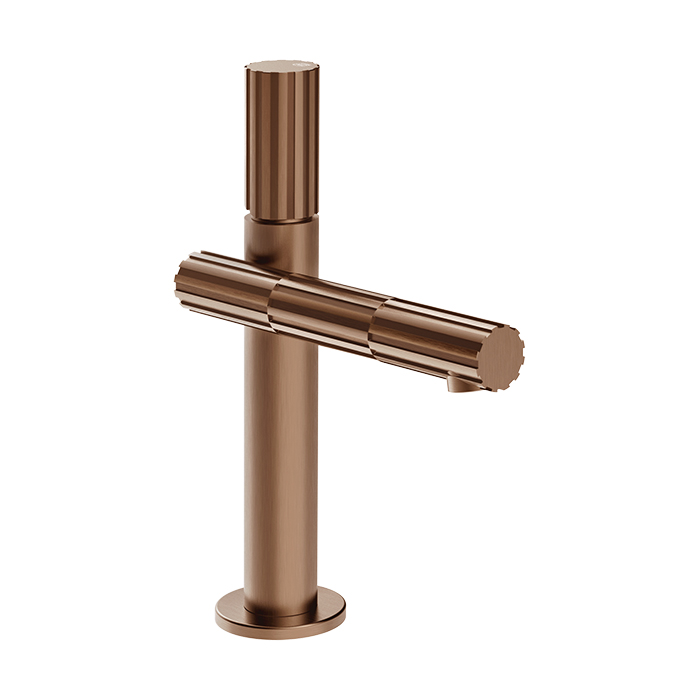 Gessi Incastri Смеситель для раковины, 1 отв., цвет: Copper Br. PVD