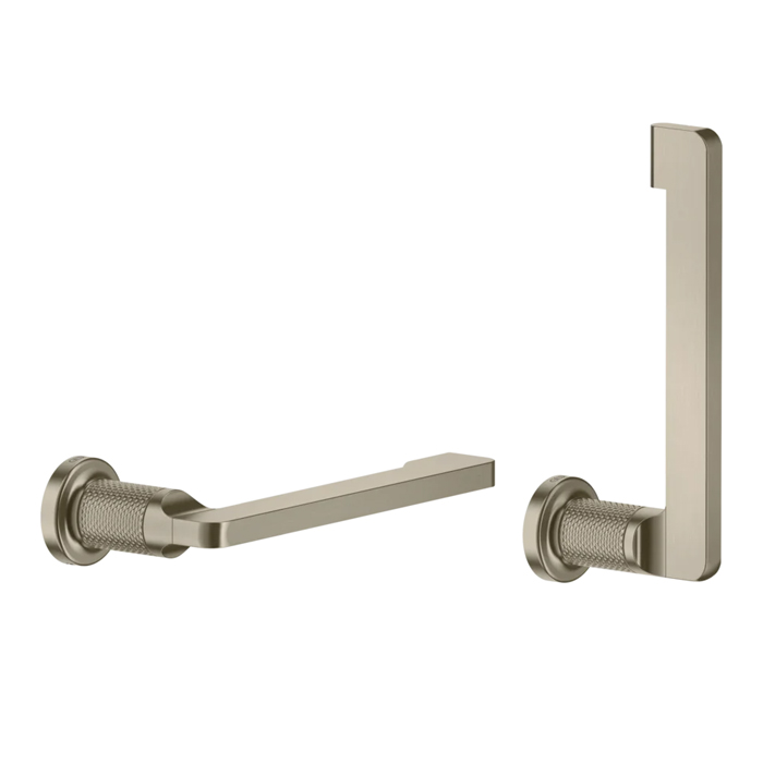 Gessi Inciso Держатель для туалетной бумаги вертикальный или горизонтальный, подвесной, цвет: finox