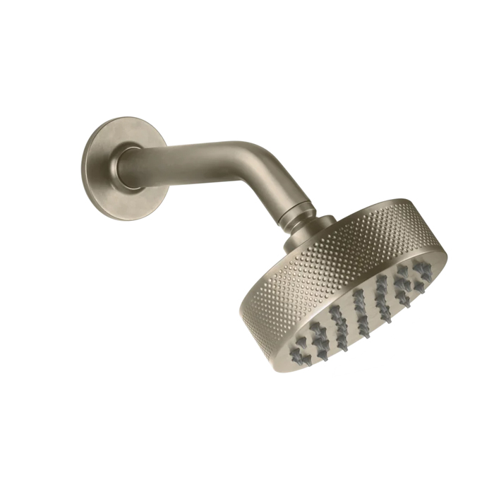 Gessi Inciso Душевая головка настенная, шарнирная на 1/2”, Ø200мм, цвет: finox
