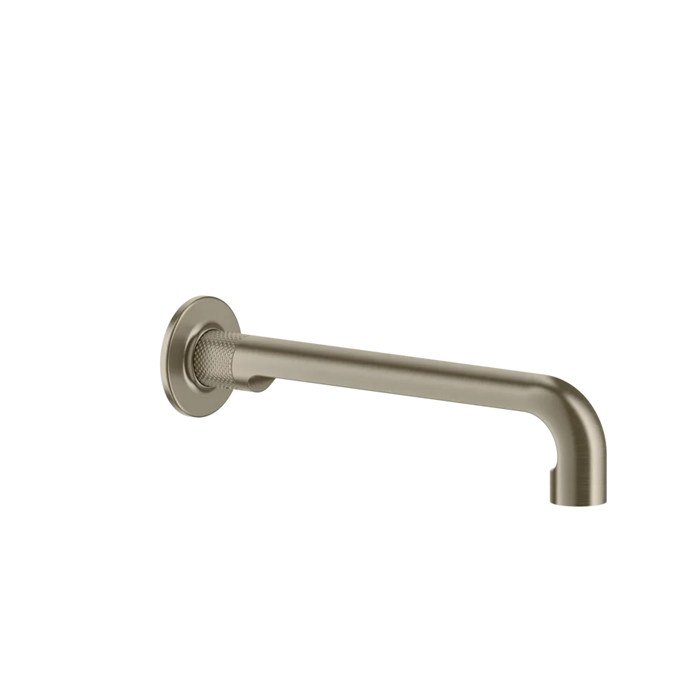 Gessi Inciso Настенный излив 255мм, на 1/2”, комбинируемый с удаленным управлением, цвет: finox