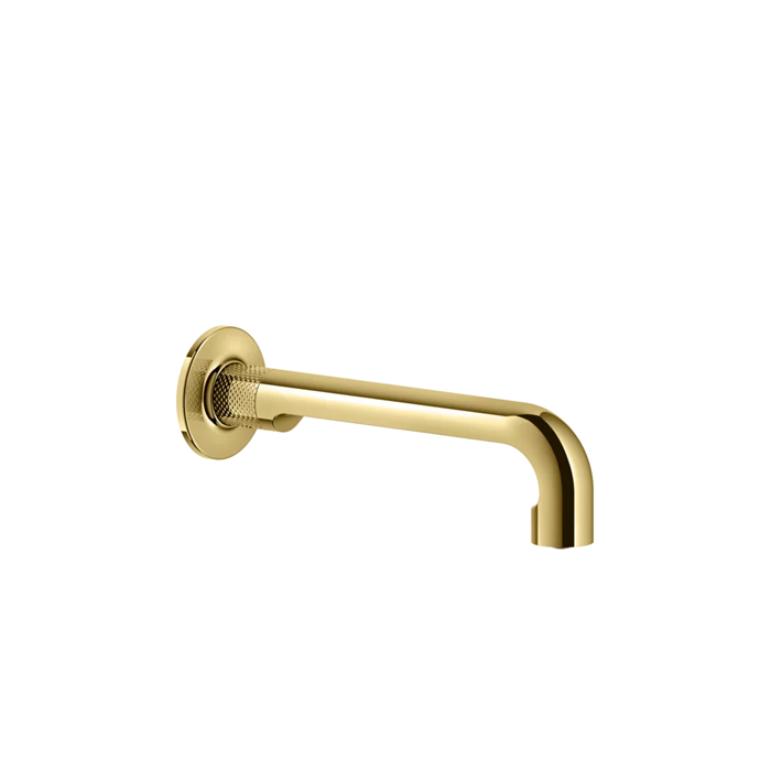 Gessi Inciso Настенный излив на 1/2”, комбинируемый с удаленным управлением, цвет: золото