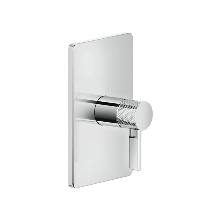 Gessi Inciso Смеситель для душа с переключателем на 1 выход, встраиваемый, внешняя часть, цвет: хром