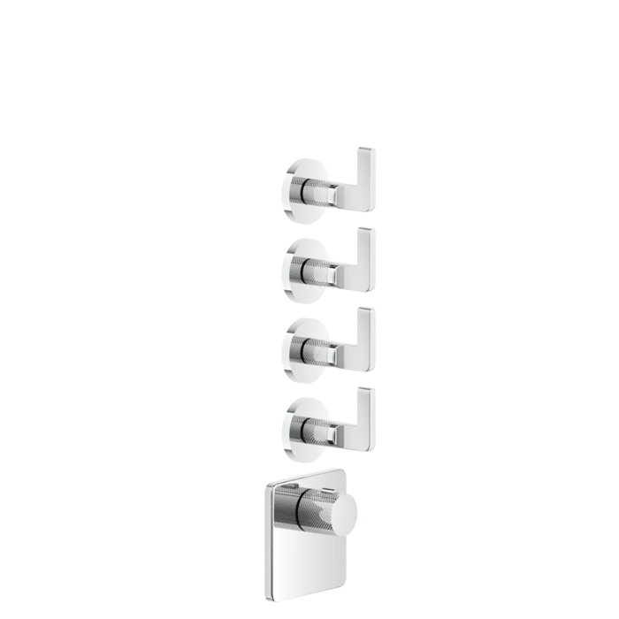 Gessi Inciso Смеситель для душа, встраиваемый, термостатический, внешняя часть, цвет: хром