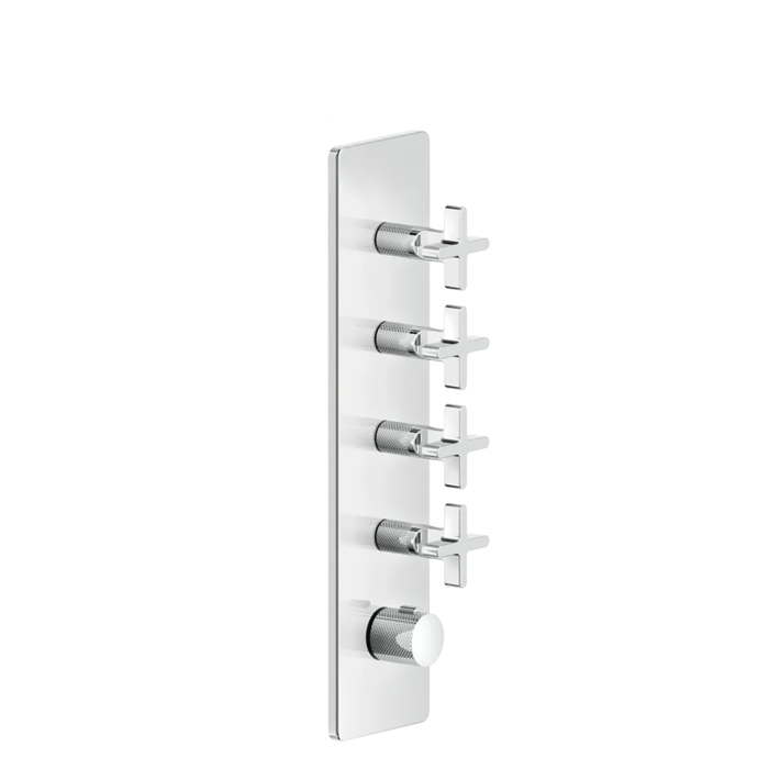 Gessi Inciso Смеситель для душа, встраиваемый, термостатический, внешняя часть, цвет: хром