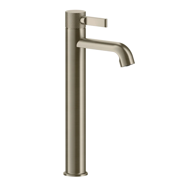 Gessi Inciso Смеситель для раковины на 1 отверстие, высокий h=337мм, без донного клапана Цвет: finox