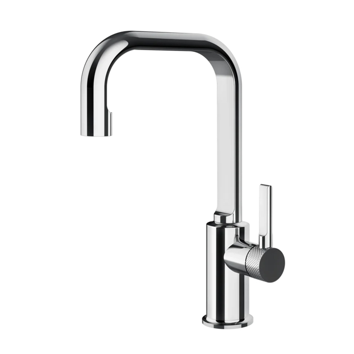 Gessi Inciso Смеситель для раковины, высокий, без донного клапана и соединительные шланги, цвет: хром