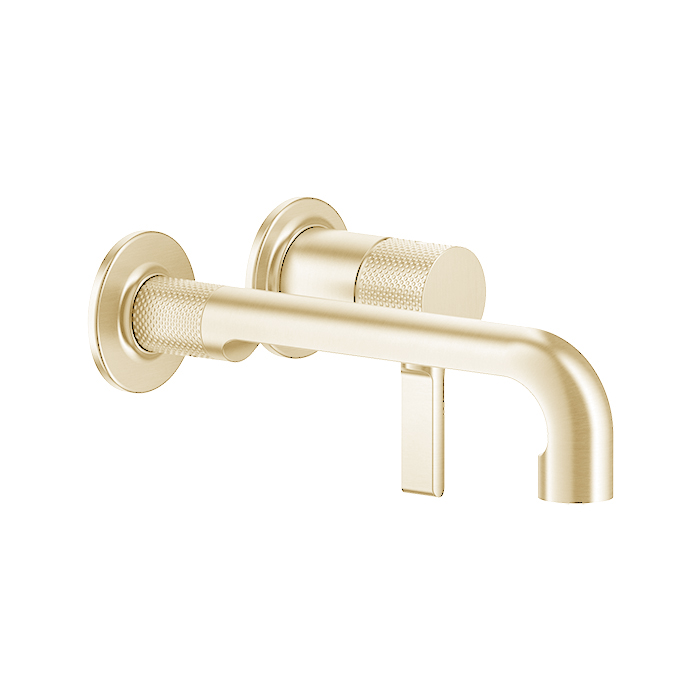 Gessi Inciso Смесителя для ванны, встраиваемый, с изливом, без донного клапана., внешняя часть, цвет: золото