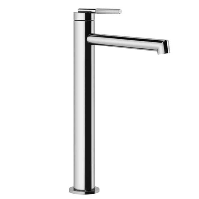 Gessi Ingranaggio Смеситель для раковины высокий с длинным изливом, без донного клапана, цвет: хром