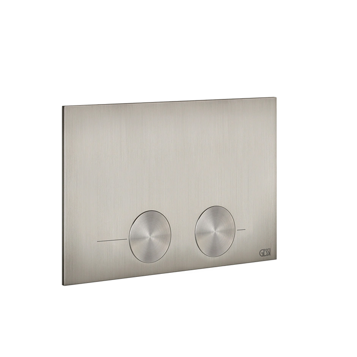 Gessi Клавиша смыва для унитаза, двойная, для систем инсталляций TECE, цвет: Steel brushed