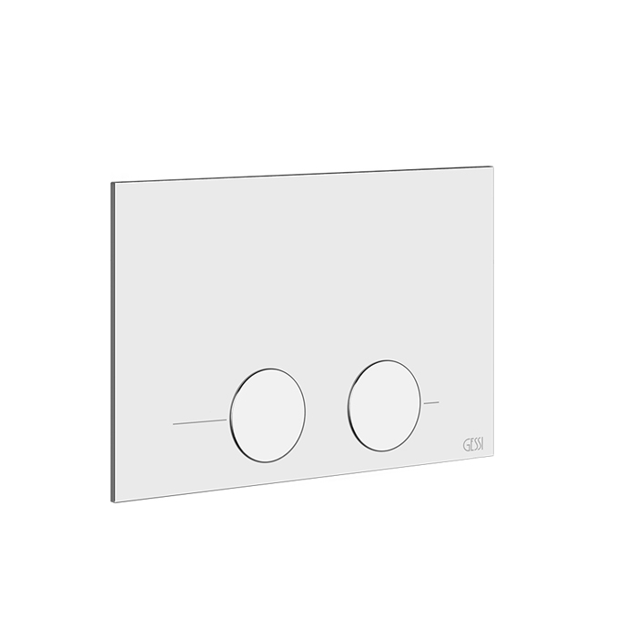 Gessi Клавиша смыва для унитаза, двойная, для систем инсталляций TECE, цвет: White CN