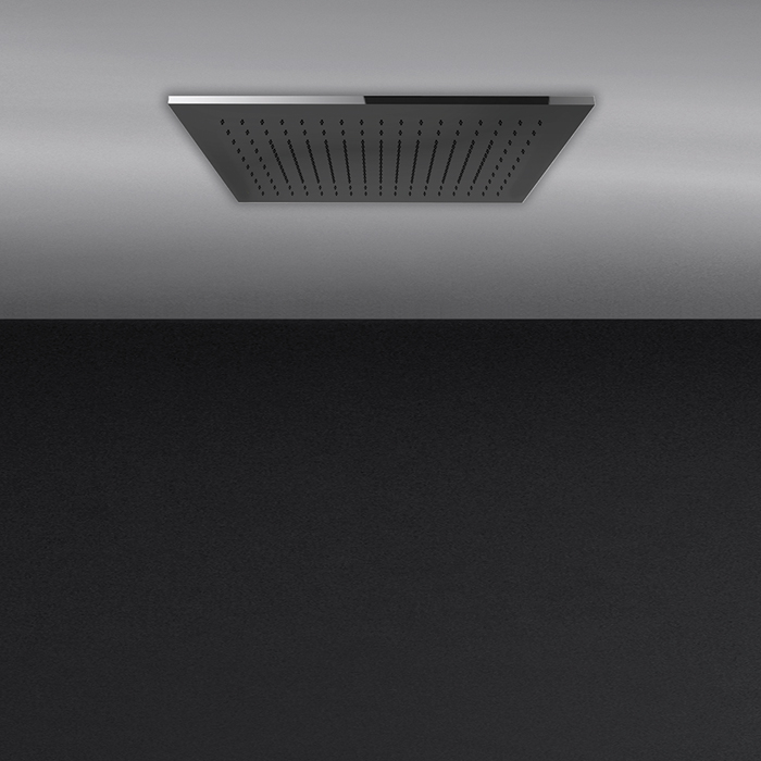 Gessi Mini Встраиваемая в потолок душевая система 30х50 с функцией Тропический ливень, цвет: Mirror