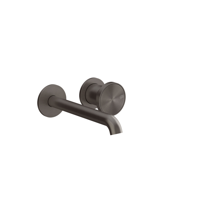 Gessi Origini Смеситель для раковины встраиваемый с изливом, цвет: Black Metal Brushed PVD