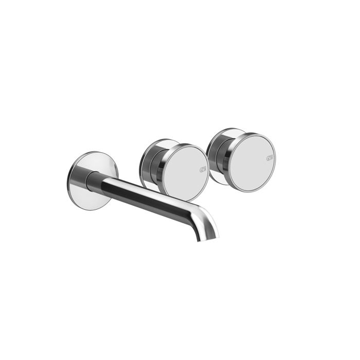 Gessi Origini Смеситель для раковины встраиваемый  с изливом на 3 отв, цвет: хром