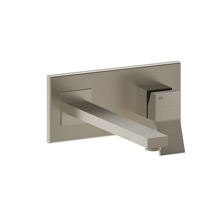 Gessi Rettangolo K Смеситель для раковины, встраиваемый, излив: 20.1см., цвет: Finox